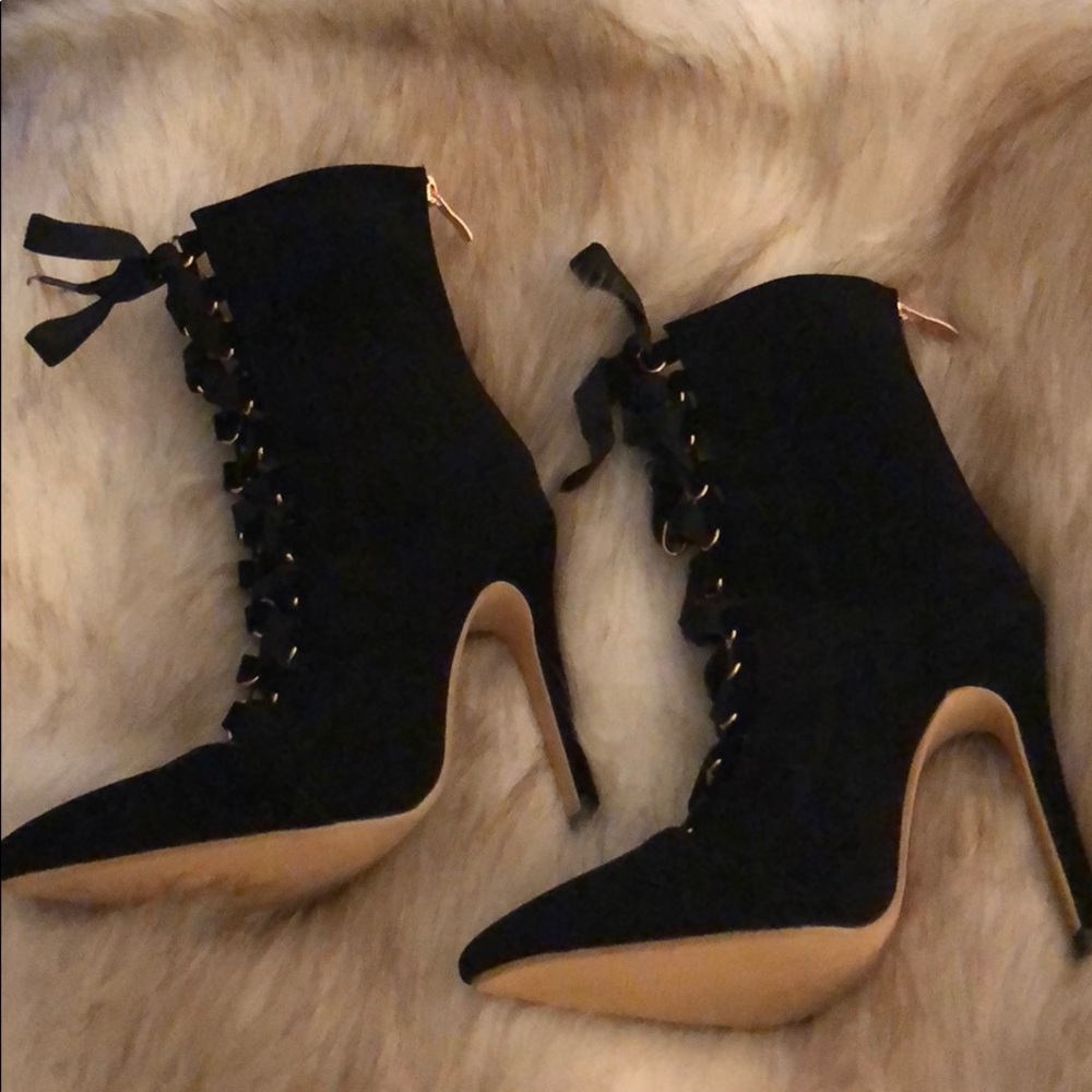 black heels